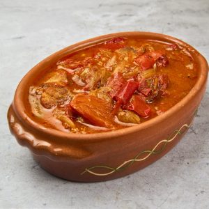 Лесковачка мућкалица са свињским месом