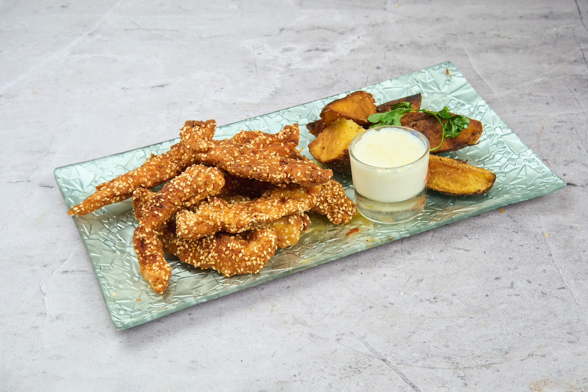 Chicken fingers (пилећи штапићи у сусаму)